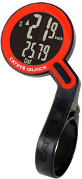 Cateye Licznik rowerowy Quick CC-RS100W czarno-czerwony