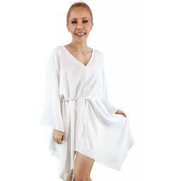 Piękna luźna sukienka mini asymetryczna-XL/2XL
