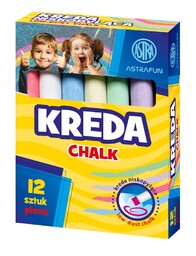 Kreda kolorowa 12 szt niskopyląca Astra AS330022011-01436