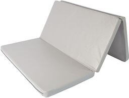 materac gimnastyczny Gamma 150x100 trzyczęściowy 5 cm szary