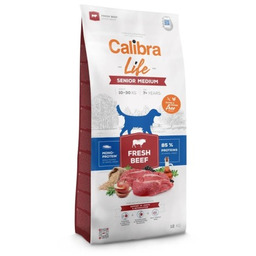 CALIBRA DOG life senior medium fresh beef 12kg
