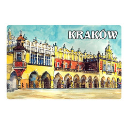 Magnes na lodówkę z efektem 3D Kraków obraz