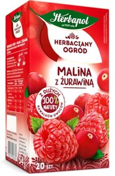 Herbapol Herbaciany Ogród Malina Żurawina Ex20 herbata ekspresowa