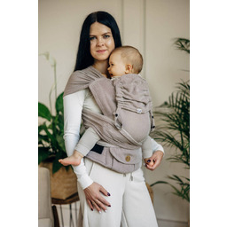 Nosidło hybrydowe LennyLamb - Mała Jodełka Almond-Regulowane