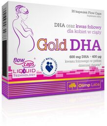 OLIMP Gold DHA 30 Flow Caps Kwas Foliowy