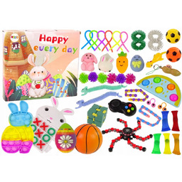 Zestaw Antystresowy Squishy Spinner Miękkie Gniotki Pop It