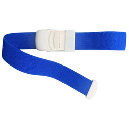 NOVAMA Staza uciskowa z klipsem, niebieska, bezlateksowa, długość