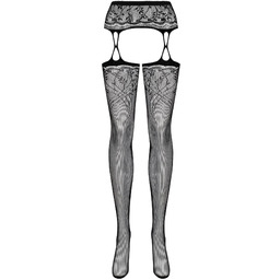 Bielizna-Garter stockings S206 czarne S/M/L 100% ORYGINAŁ DYSKRETNA