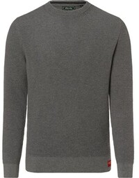 Superdry Sweter męski Mężczyźni Bawełna szary marmurkowy