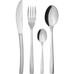 Zestaw sztućców Saragossa 24 elementy giftbox srebrny AMBITION