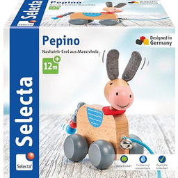Selecta 62102 Pepino, osioł do ciągnięcia i pchania