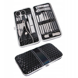 ZESTAW DO MANICURE PEDICURE PAZNOKCI TWARZY + ETUI
