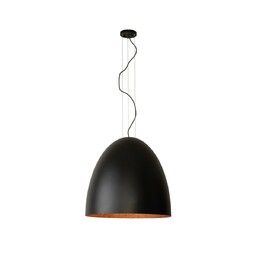 Egg Black-Copper XL - Nowodvorski - lampa wisząca