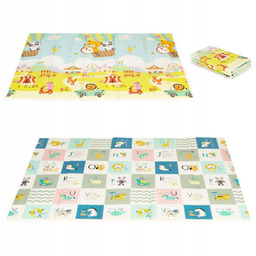 Mata Piankowa Edukacyjna Dwustronna Składana Duża Torba Ecotoys