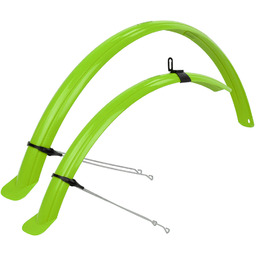 ROTO Komplet błotników rowerowych 26" elastyczne, wytrzymałe, Zielone
