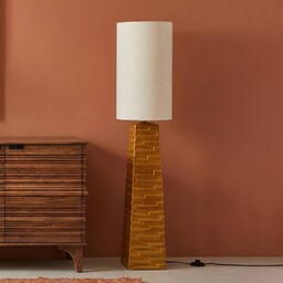 KARE Lampa stojąca Siena, żółty / pomarańczowy, salon
