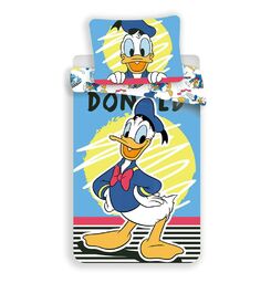 Jerry Fabrics Pościel bawełniana 140x200 Kaczor Donald Duck