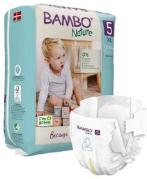 BAMBO Nature 5 (XL 12-18kg) Pieluszki, 22 szt.