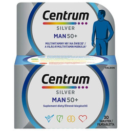 Centrum Silver Man 50+ multiwitaminy dla mężczyzn suplement