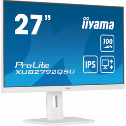 2X Monitor Iiyama ProLite XUB2792QSU-W6 2560x1440px