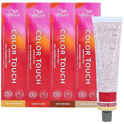 Wella Color Touch, krem tonujący bez amoniaku, 4/6,