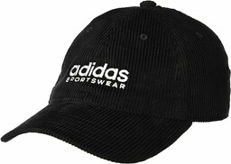 adidas Uniseks Corduroy Low Dad Cap, black/grey two,