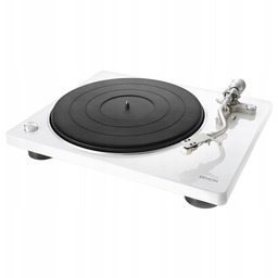 Denon DP-400 Gramofon Manualny Z Napędem Paskowym Biały