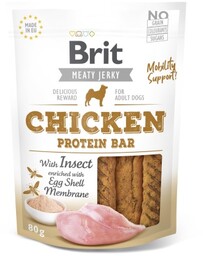Brit Meaty Jerky Chicken Protein Bar - 80g
