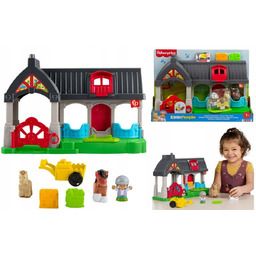 Fisher-Price Little People Stajnia Przyjazne koniki dźwięk+akcesoria HWR84
