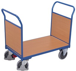 Wózek magazynowy, 2 burty z płyty