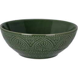 Eh Excellent Houseware Ceramiczna miska ze żłobionym wzorem,