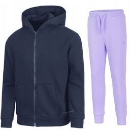 4F OCIEPLANY DZIEWCZÄCY DRES KOMPLET BLUZA SPODNIE /