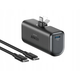 Powerbank Anker Nano 5000mAh 22.5W Czarny Wpinany Usb-c