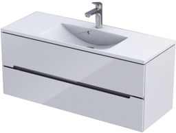 Oristo Silver Uni szafka z umywalką 120x50x46cm biały