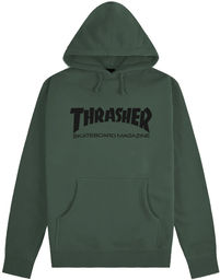 bluza męska THRASHER SKATE MAG HOOD Army Green