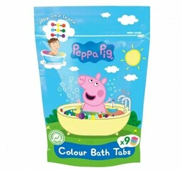 Peppa Pig Barwinki koloryzujące do kąpieli 144g