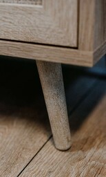 Komoda z drzwiami dąb sonoma mat 101 cm