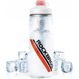 Rockbros Bidon Rowerowy 620ml Sportowy Termiczny Biały