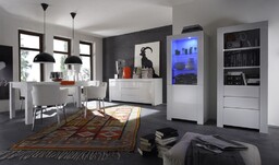 Stół do jadalni biały połysk 180 x 90