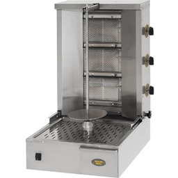 Roller Grill Kebab gazowy 5 palniko w, wsad