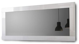 Lustro w ramie białej 170 x 75 cm