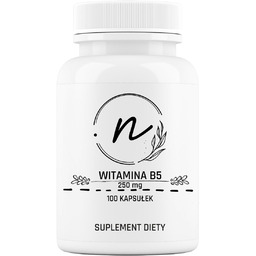 Suplement diety, NaturePRO Witamina B5 Kwas pantotenowy 250