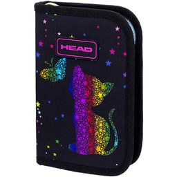 Piórnik rozkładany dla dziewczynki Head Golden Effect Rainbow