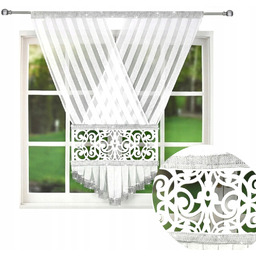 Firana Gotowa Ażur Panel Firany Gotowe Woal Filc