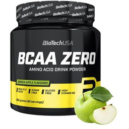 BIOTECH Aminokwasy BCAA Zero Zielone jabłko (360 g)