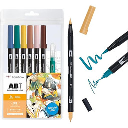 Tombow ABT Dual Brush Pen Manga Aquarelle Bird,