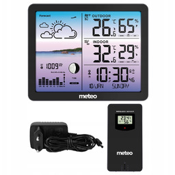 Stacja pogodowa Meteo SP107 czarna