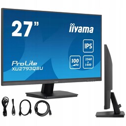 2X Monitor iiyama ProLite XU2793QSU-B6 27'' 2K Ips
