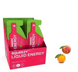 SQUEEZY Żel energetyczny 33 g Brzoskwinia-Pomarańcza 12+1 gratis