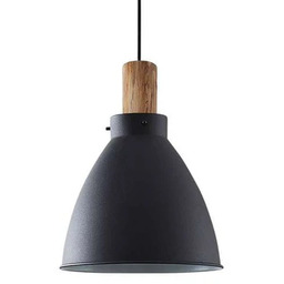 Lindby - Trebale Lampa Wisząca Black/Wood